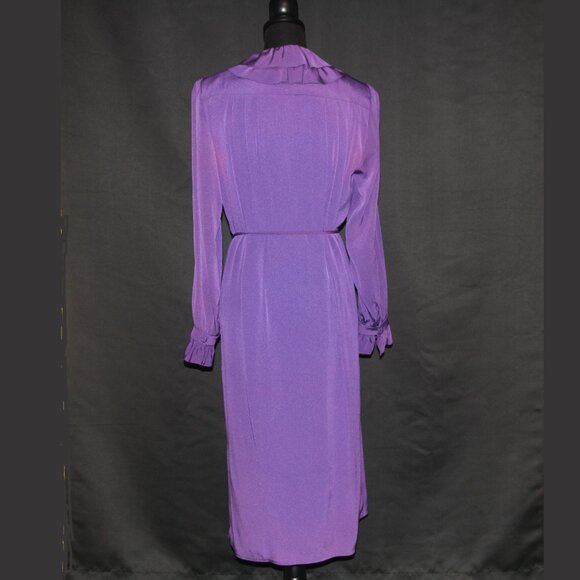 Richard Warren made in USA Purple Dress Size 14 - Picture 2 of 8